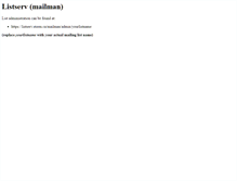 Tablet Screenshot of listserv.storm.ca